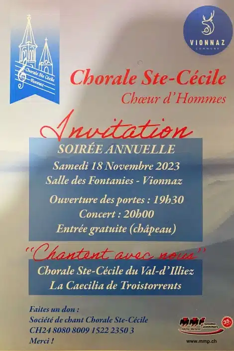 Soirée Annuelle 2023 Invitation